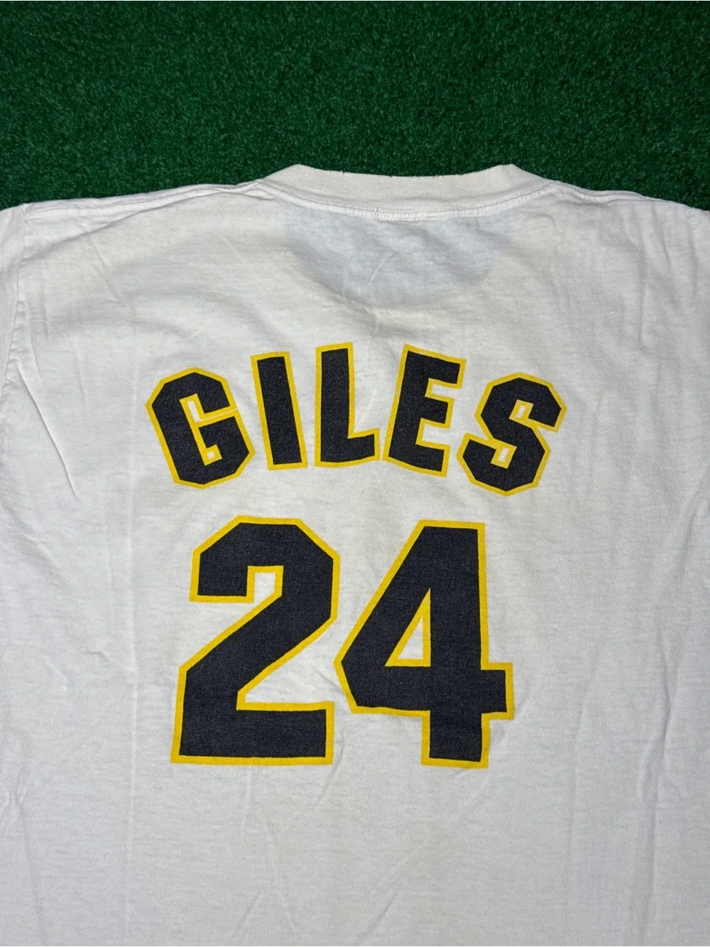 Pirates Brian Giles Pittsburgh Shirt Vintage 90s Baseball M 18x27 T Shirt